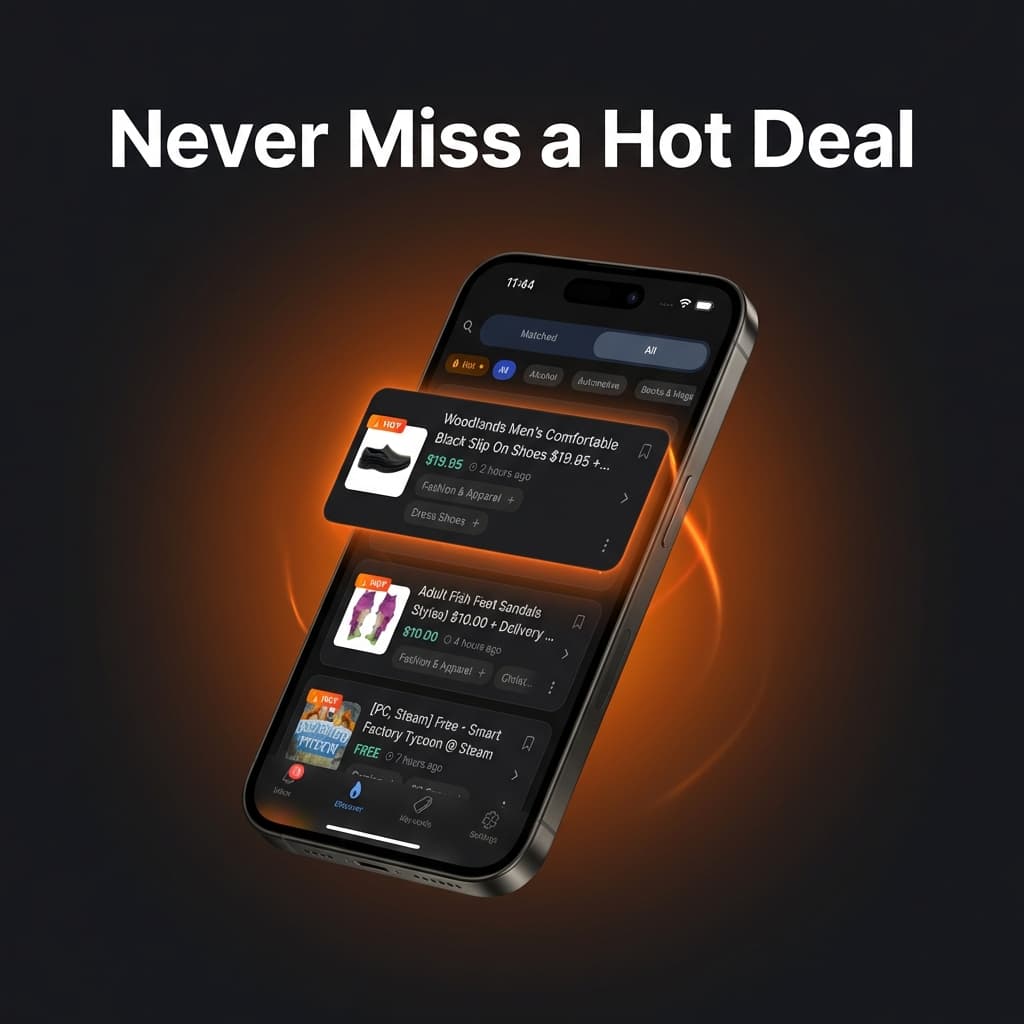 Never Miss a Hot Deal